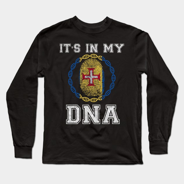 Madeira  It's In My DNA - Gift for Madeiran From Madeira Long Sleeve T-Shirt by Country Flags